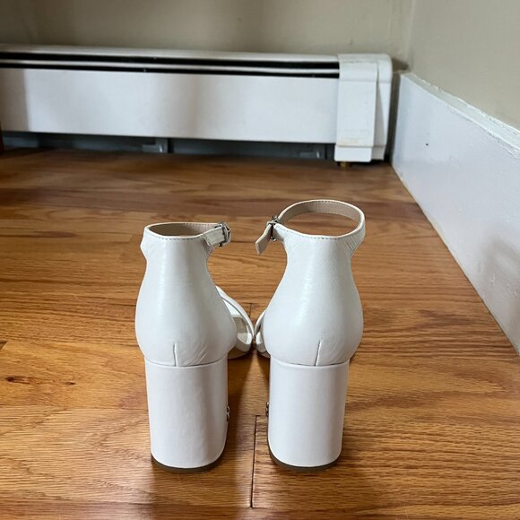 Sam Edelman Daniella White Heel Size 8 - Picture 3 of 4